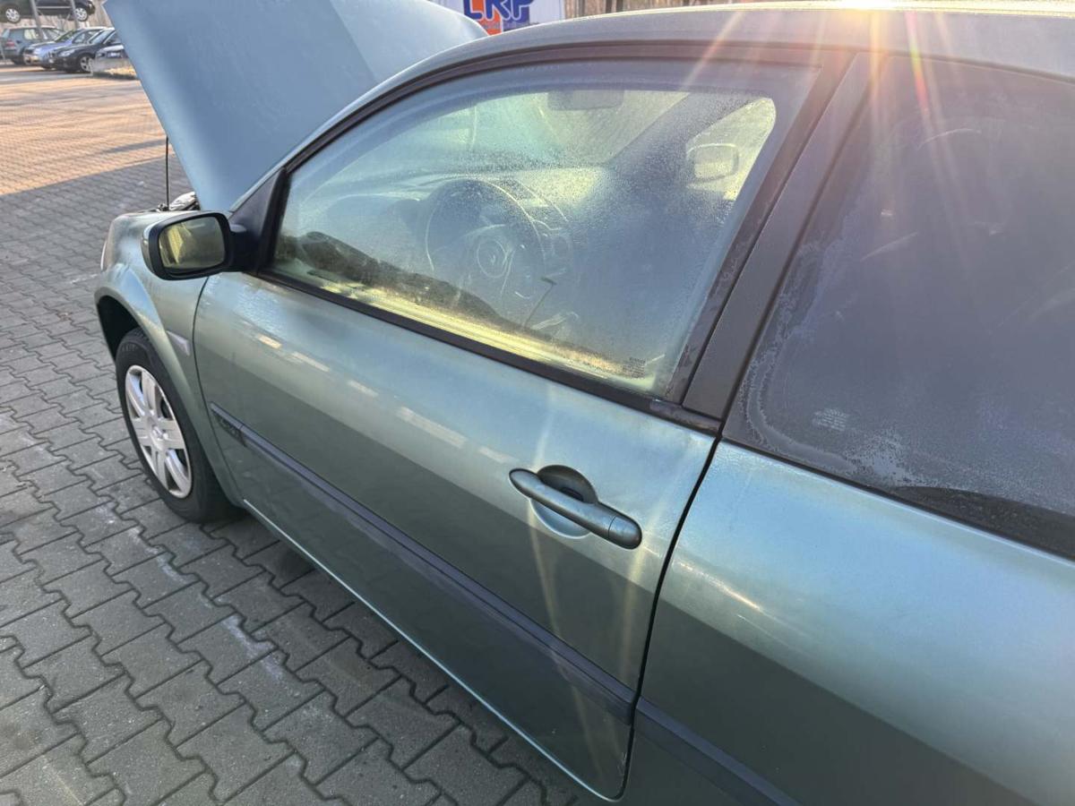 Renault Megane 2 original T&uuml;r links TED97 Gr&uuml;n 3-T&uuml;rer Rohbau Bj.2005
